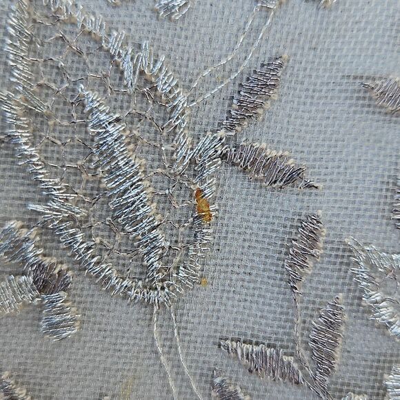 Stuart Weitzman Metallic Embroidered Shoulder Bag - Picture 3 of 7